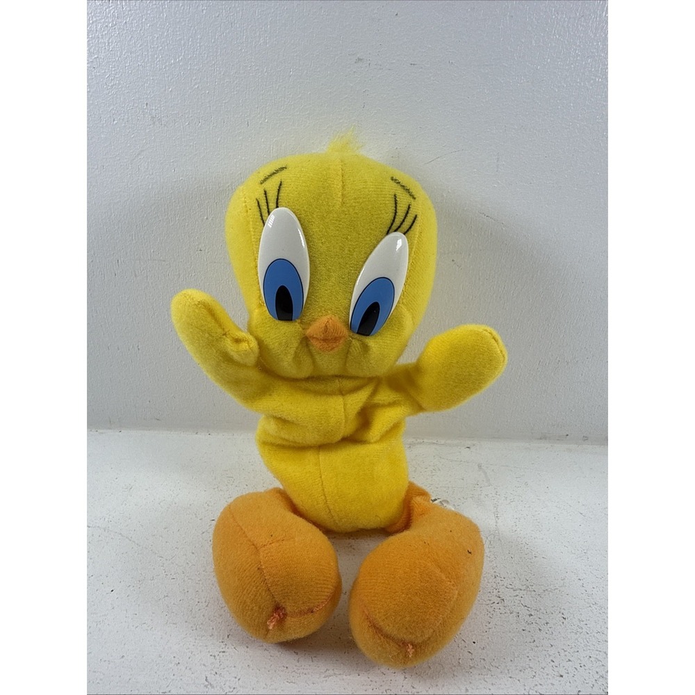 VTG Looney Tunes Tweety Bird Warner Bros 1998 Plush Stuffed Play-By-Play
